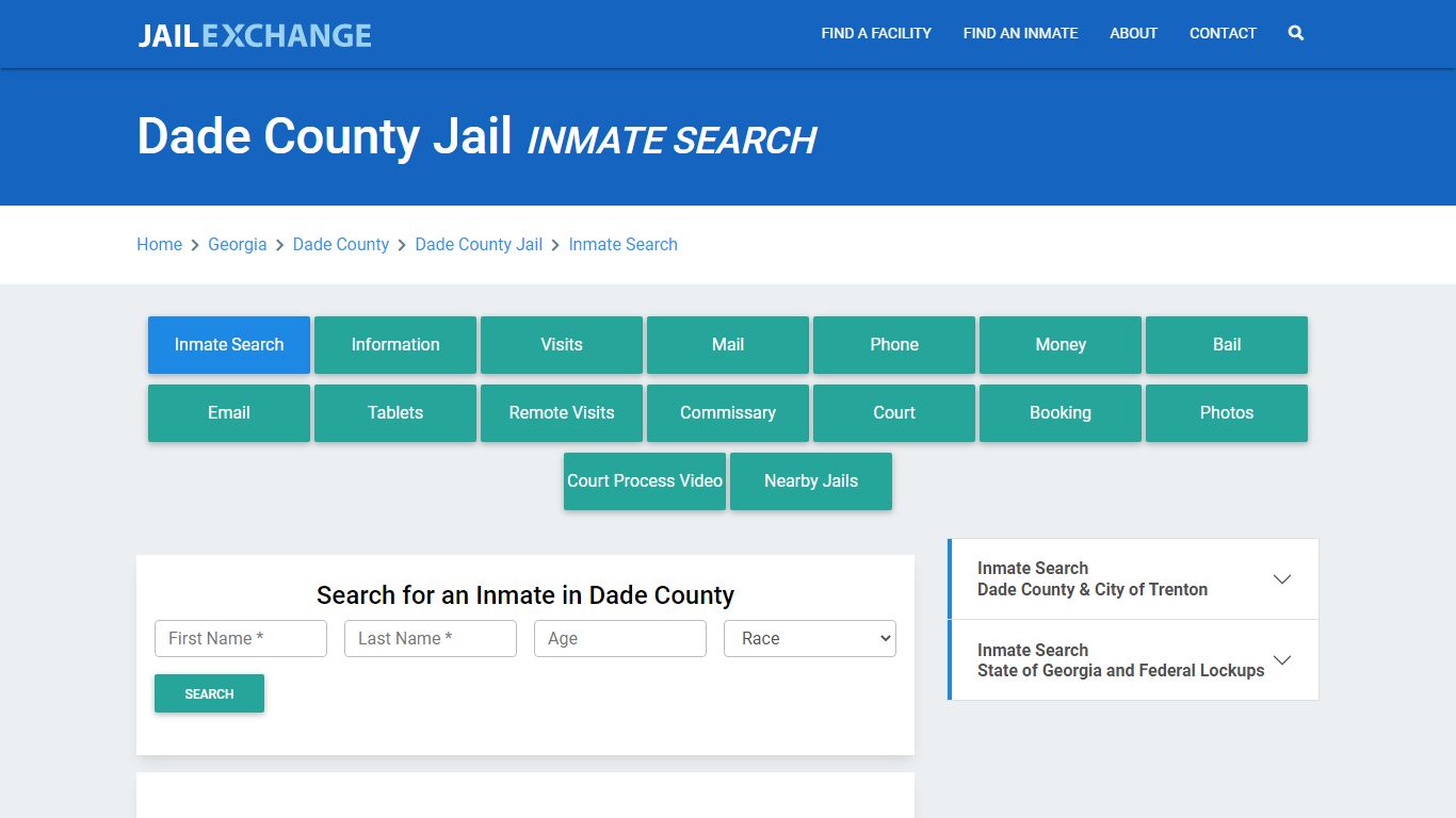 Dade County Jail, GA Inmate Search: Roster & Mugshots - Jail Exchange